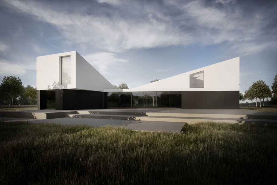 Modellazione architettonica villa progetto A02